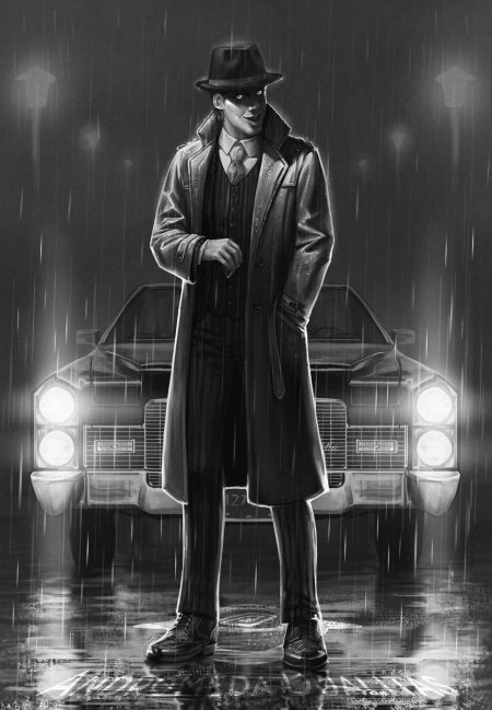 Детектив нуар арт