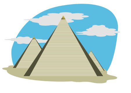 Рисунок пирамида хеопса