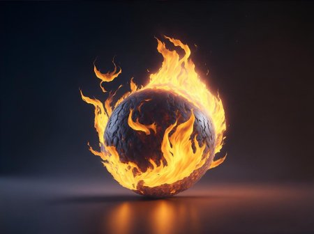 Файербол огненный шар