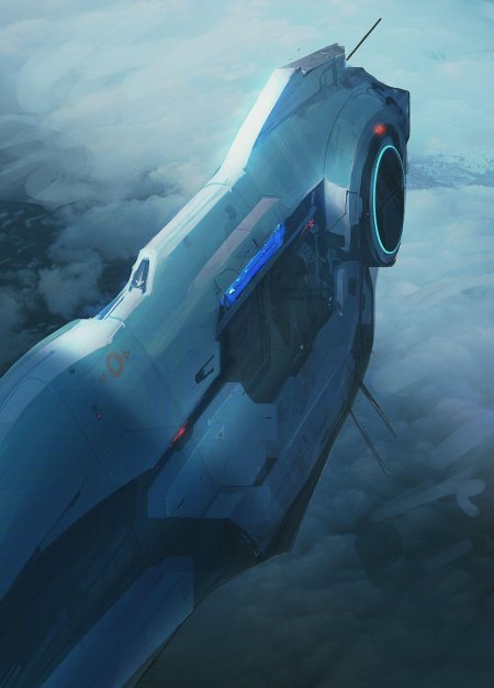 Космический корабль росинант concept art