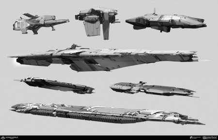 Космический корабль референс концепт