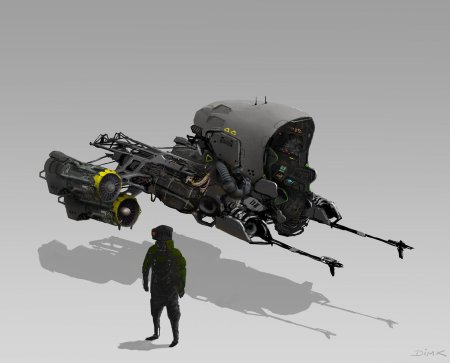 Космический грузовик концепт арт