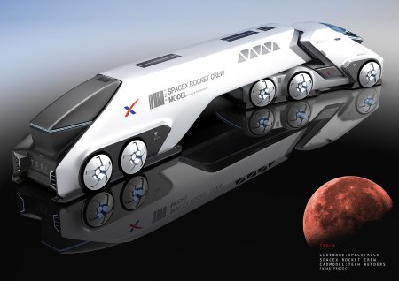 Тягач тесла концепт