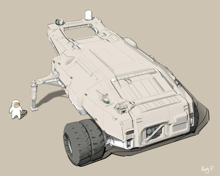 Марсоход концепт арт