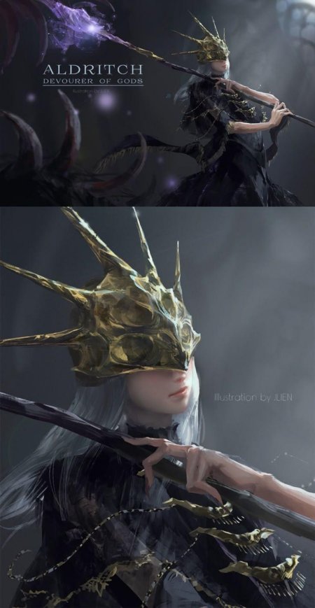 Aldrich devourer of gods and gwyndolin