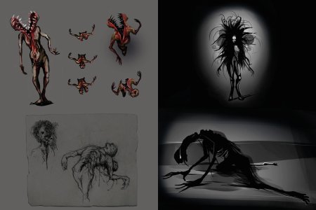 Некроморф концепт арт