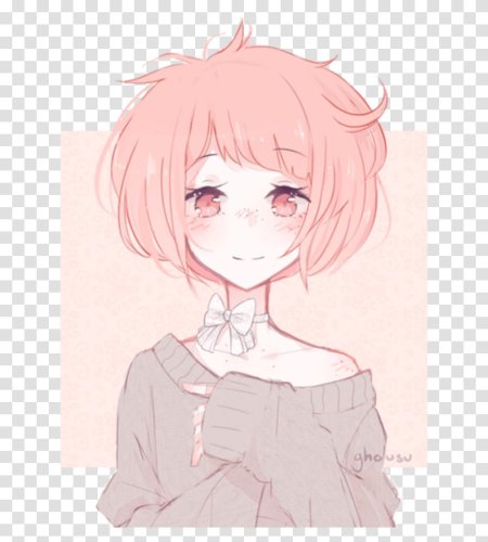 Аниме девочка с короткими волосами