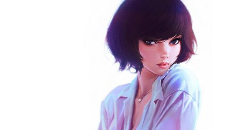 Девушка с каре