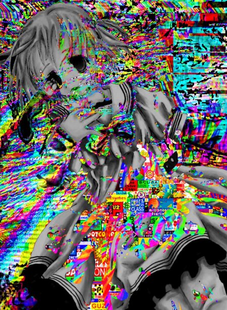 Glitchcore аниме