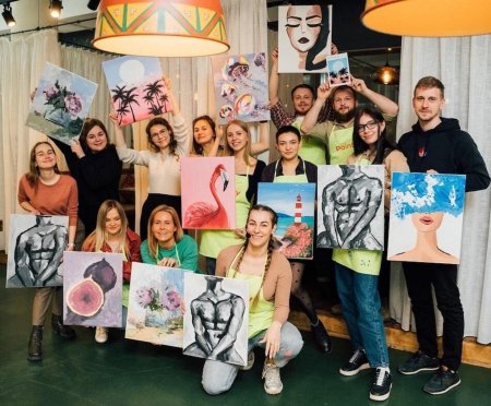 Арт вечеринка painty