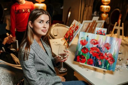 Арт вечеринка в ресторане