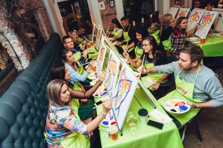 Арт вечеринка painty