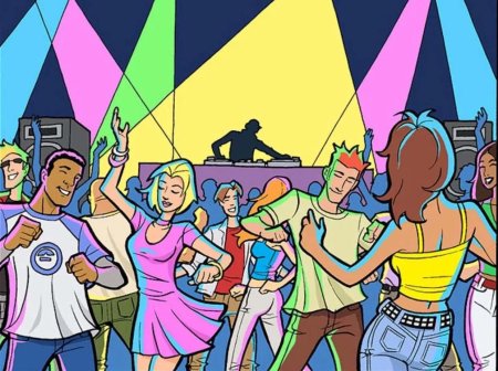 Вечеринка рисунок