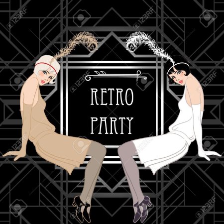 Стиль гэтсби вечеринка в стиле