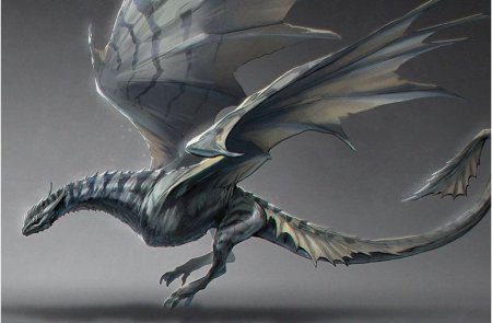 Серебрянный древний дракон днд