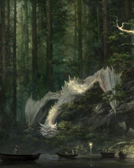 Дракон над лесом