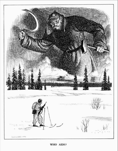 Карикатура на сталина советско-финская война