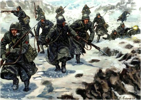 Солдаты советско-финской войны -