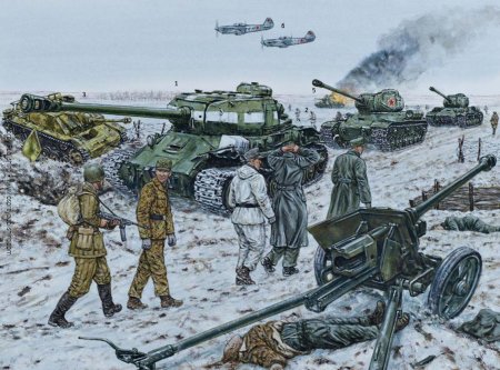 2 мировая война рисунки