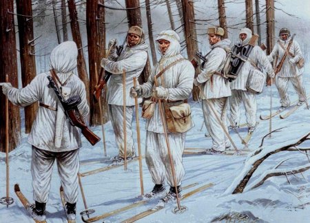 Лыжники ркка советско-финская война