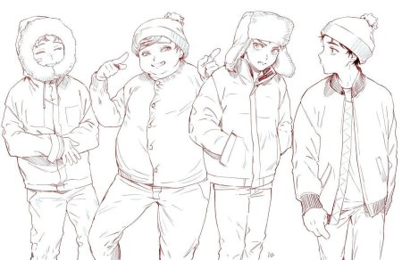 Южный парк рисунки