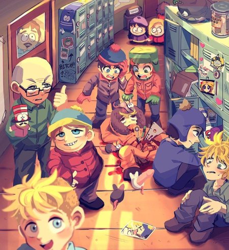 Кенни южный парк арт