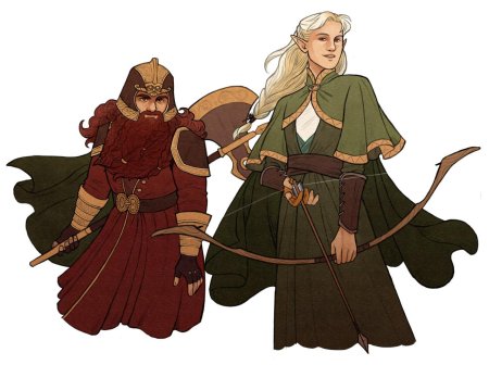 Гимли и леголас