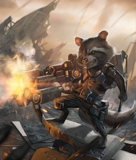 Стражи галактики енот ракета