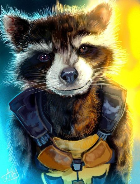 Енот ракета стражи галактики