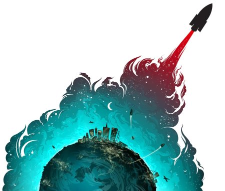 Ракета абстракция