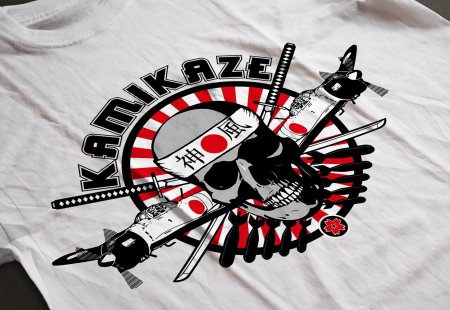 Японская футболка камикадзе