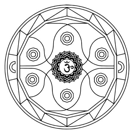 Сахасрара чакра мандала