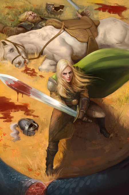 Девушка рыцарей