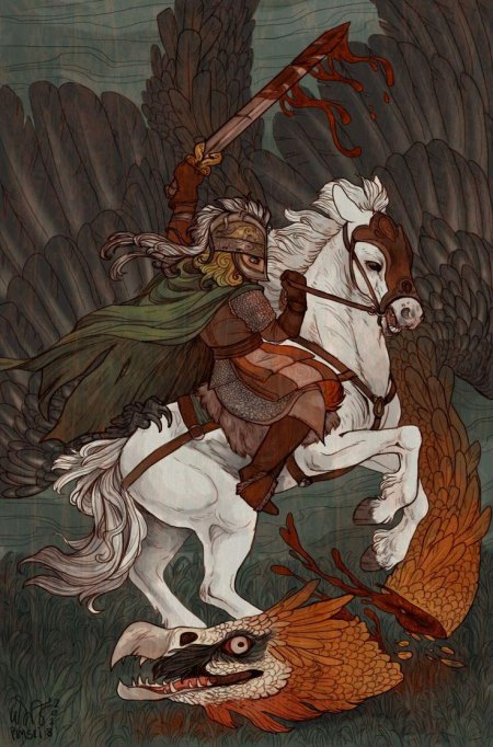 Гимли и леголас на лошади