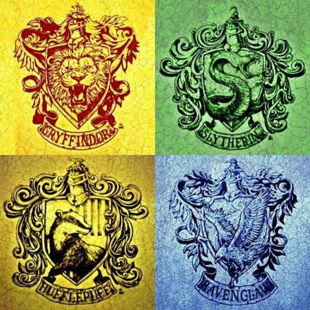 Символы факультетов хогвартса из гарри поттера