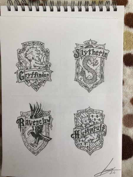 Татуировки эскизы гарри поттер слизерин