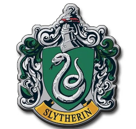 Значок слизерина из гарри поттера