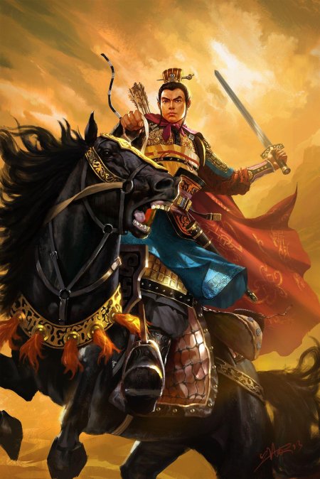 Китайский воин арт