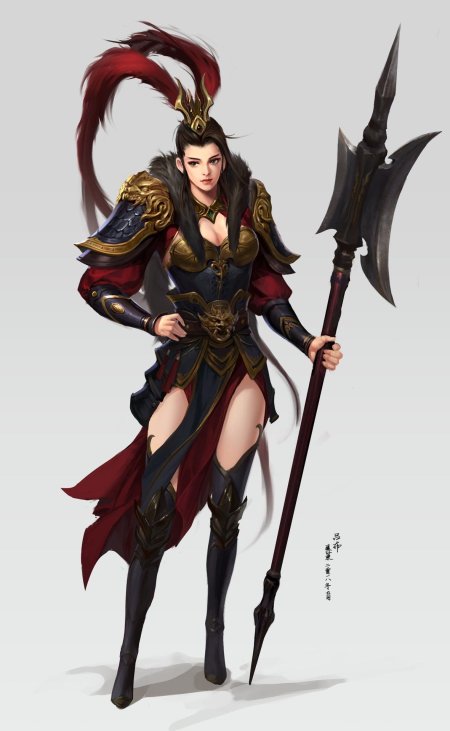 Китайский доспех фэнтези