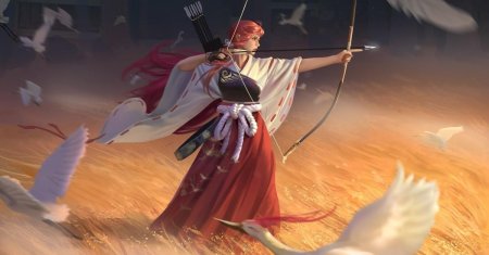 Девушка птица фэнтези