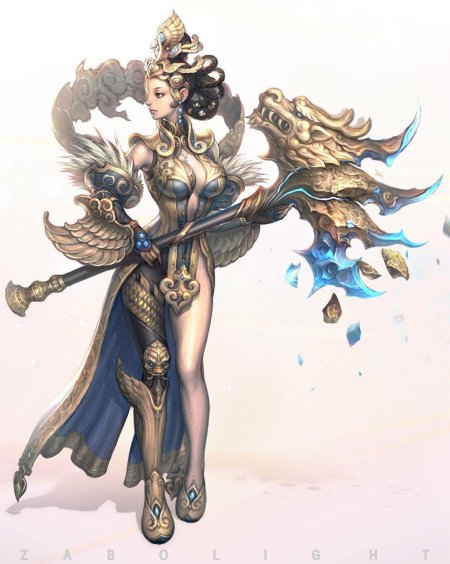 Дизайн персонажа богиня