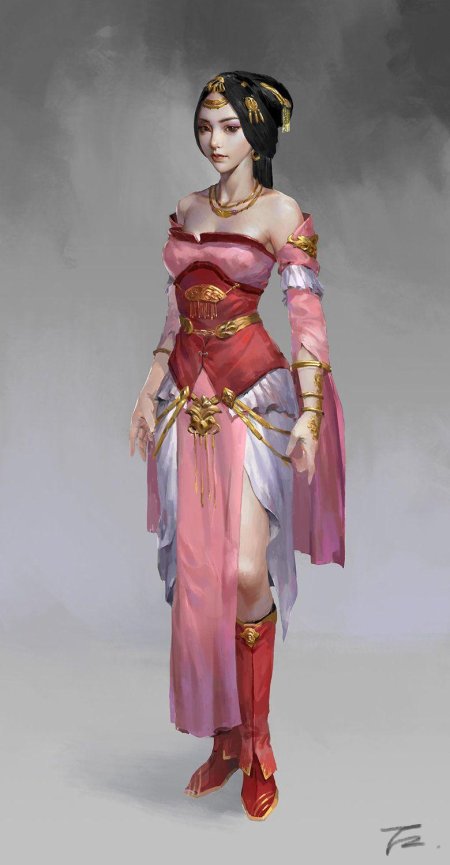 Красивая девушка высокая мода фэнтези