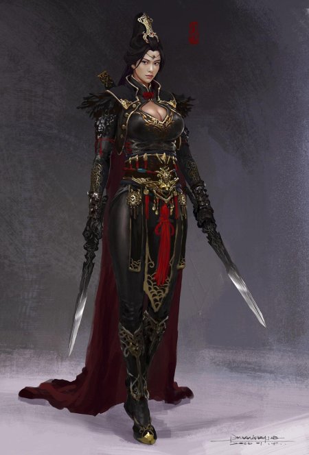 Китайский доспех фэнтези