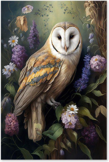 Сипуха рисунок