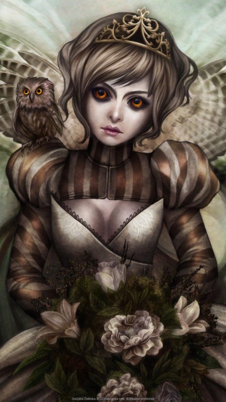 Девушка сова