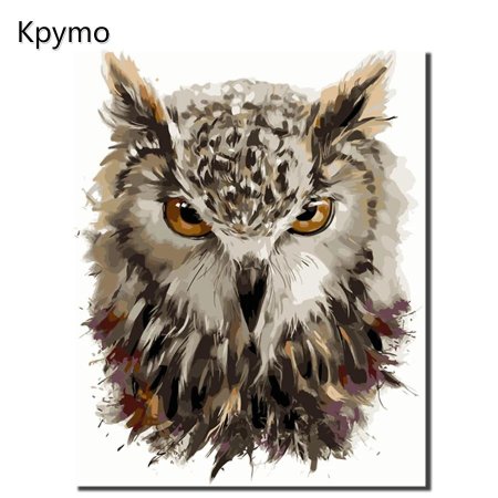 Картина по номерам филин