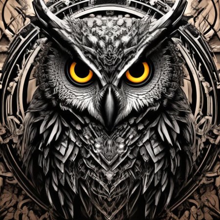 Черная сова