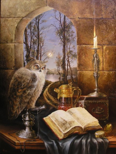 Сова картина