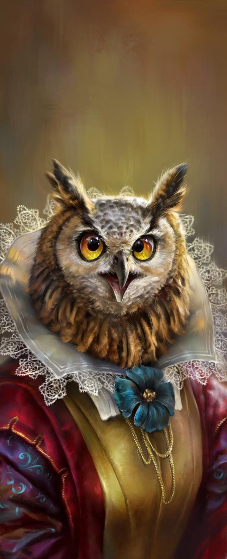 Портрет сова