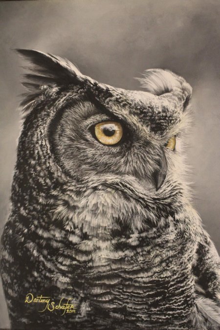 Картина сова